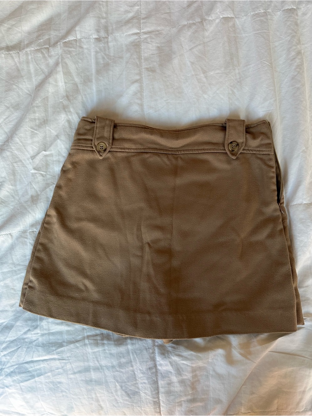 Zara Classic A-Line Beige Brown Women's Skort